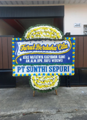 Papan Bunga Duka di Tobololo